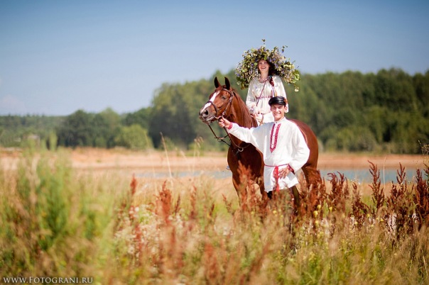 свадьба в русском стиле оформление