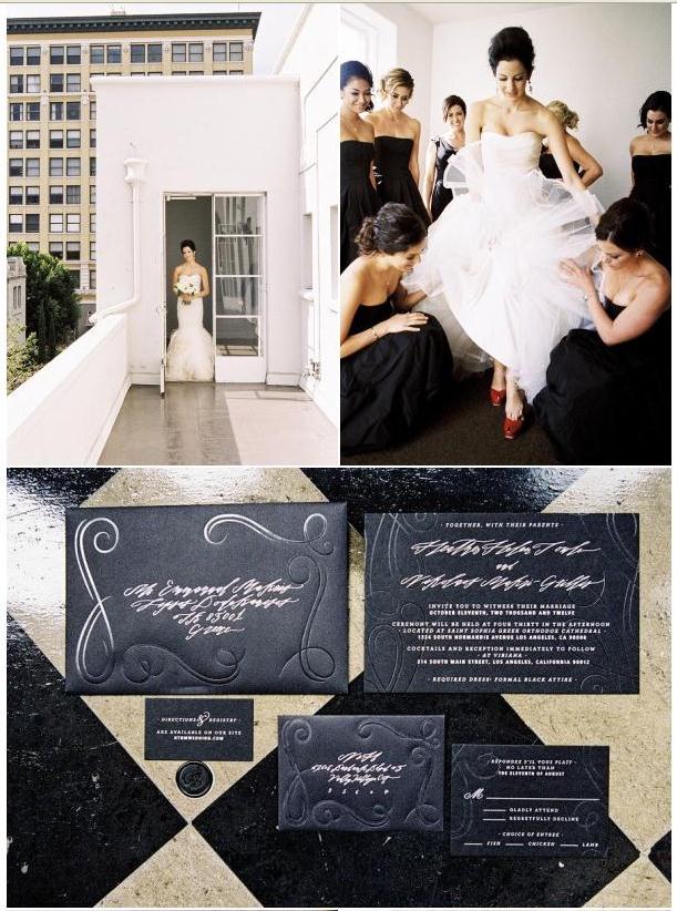 “Моя большоя греческая свадьба” – классическая свадьба в черно-белом стиле