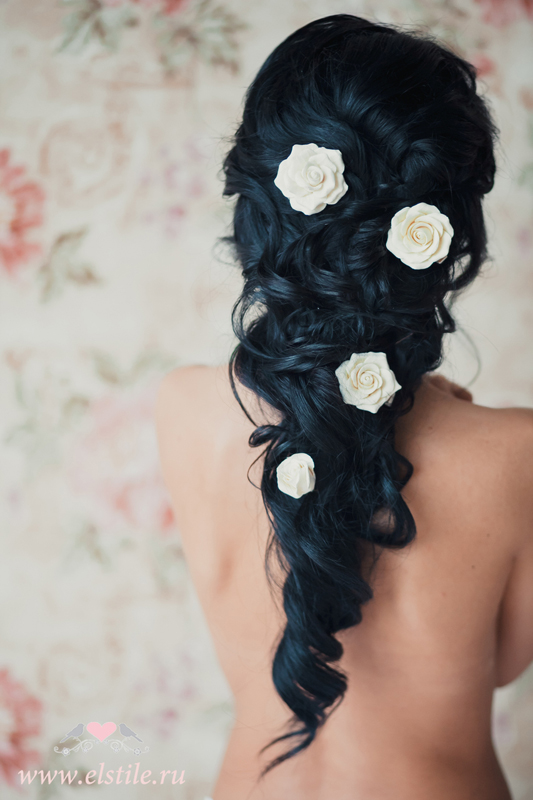 Греческая коса на свадьбу