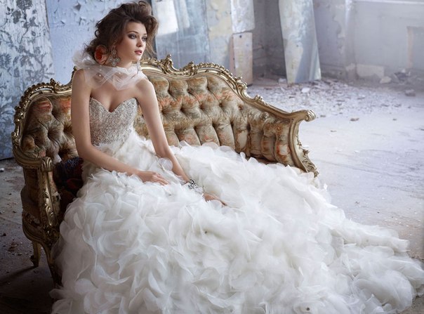 красивые свадебные платья 2013 пышные
