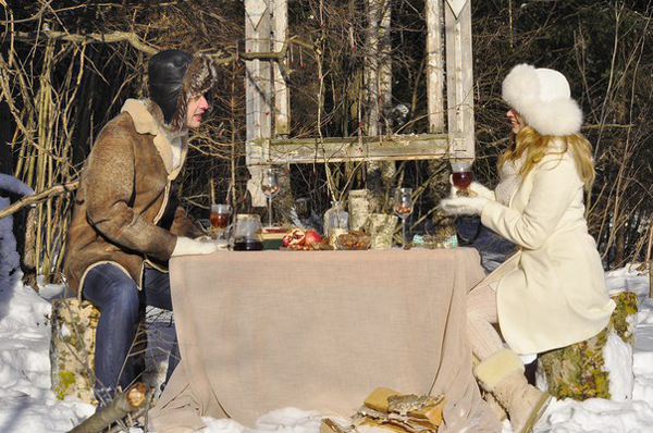 Зимняя свадьба в стиле сказки “Морозко”
