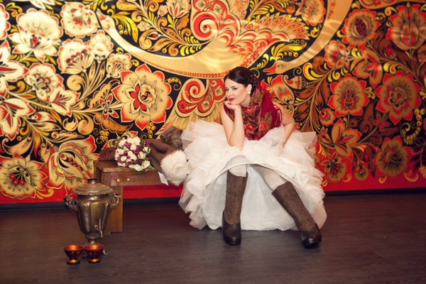 свадьба в русском стиле оформление