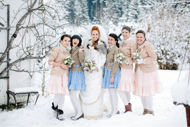 Зимняя свадьба в стиле Алисы в Стране чудес от Сабрины и Хуберта
