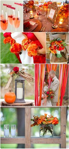 Цвет свадьбы: осень 2014