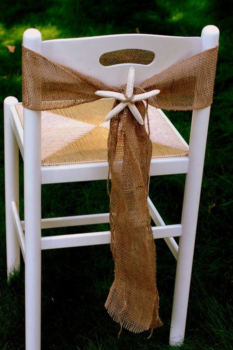 декор стульев на свадьбу