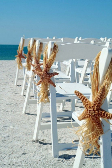 декор стульев на свадьбу