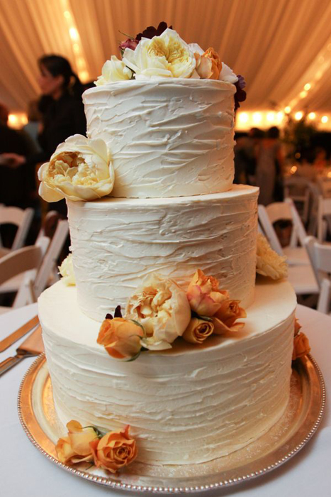 Осенний свадебный торт