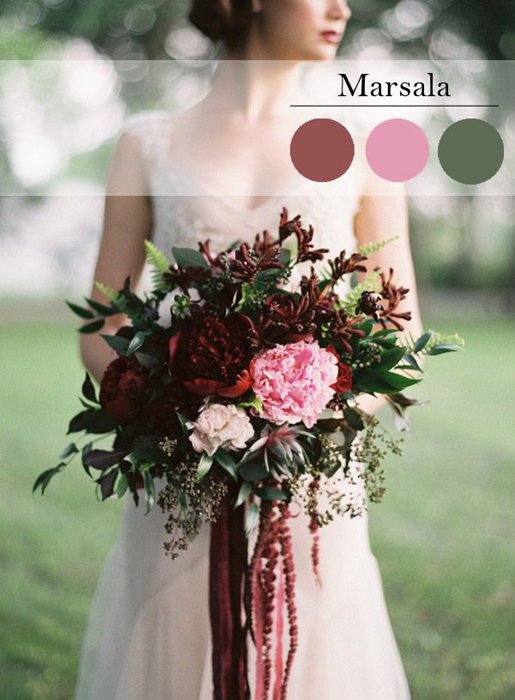 Цветовая гамма свадьбы 2015