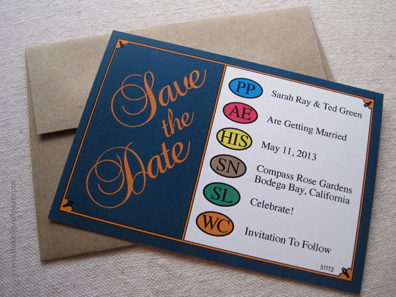 Save the date – предварительные приглашения на свадьбу