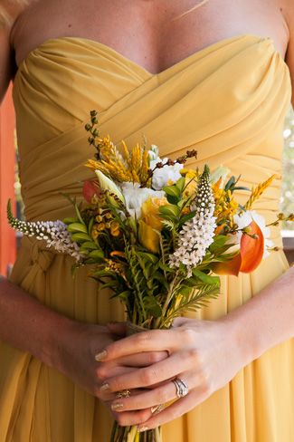 Свадьба в горчичном цвете