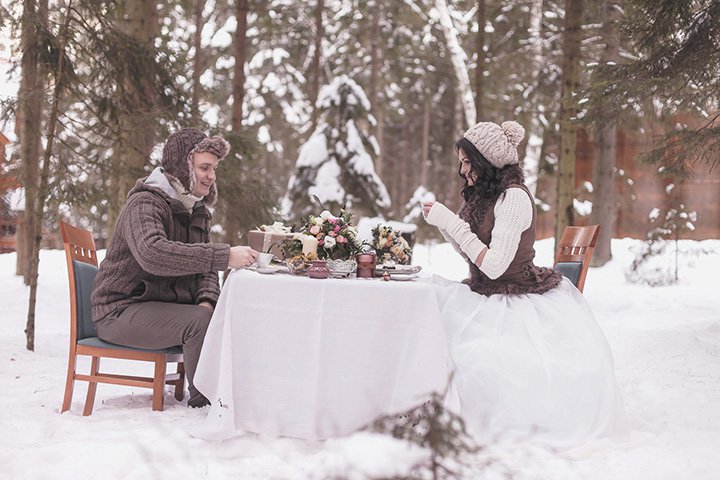 Советы по организации зимней свадьбы